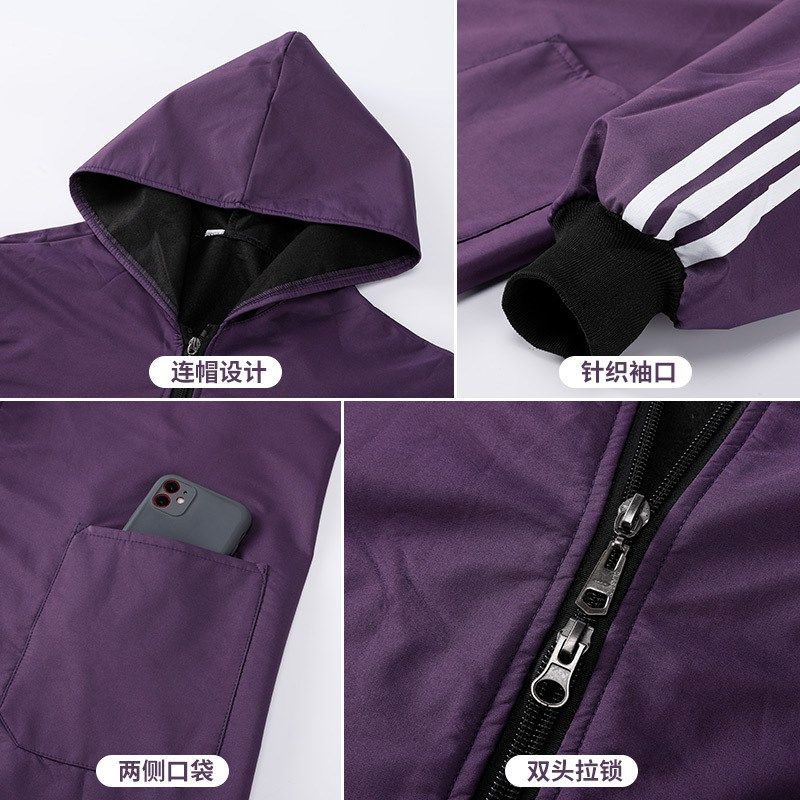 新款加绒罩衣女厨房家用长袖围裙秋冬防水防油工作服成人反穿衣男