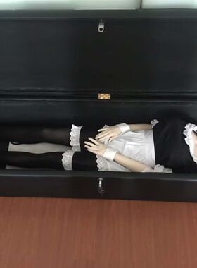 长条沙发凳密码锁实体娃娃收纳箱储物凳共享女友收藏箱子带锁凳子
