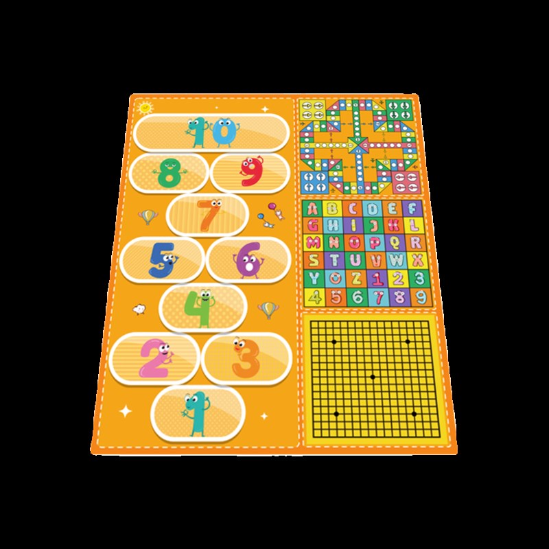 儿童地毯阅读区电脑椅子飞行棋跳房子地图益智爬行地垫客厅垫子