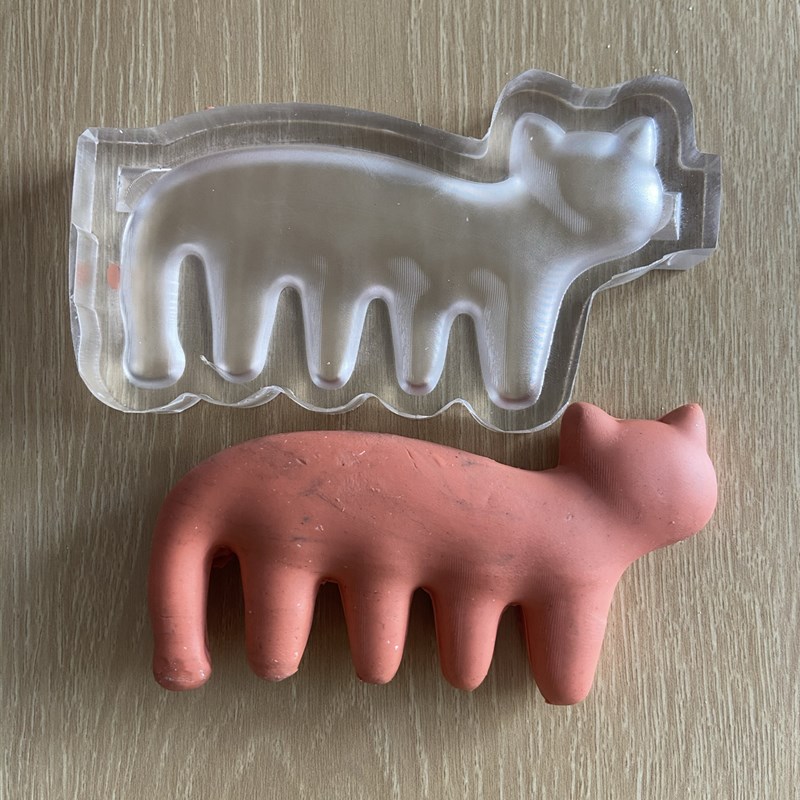 亚克力香牌模具 手工香牌 双面猫头 按摩梳 diy手工制作工具c1
