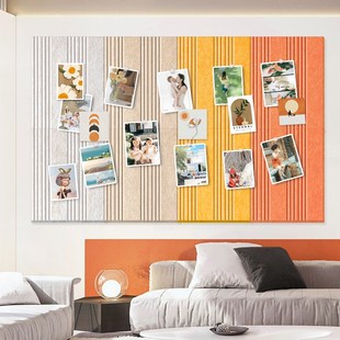 毛毡墙贴照片墙背景板墙上装饰幼儿园教室文化展示墙软木板毛毡板