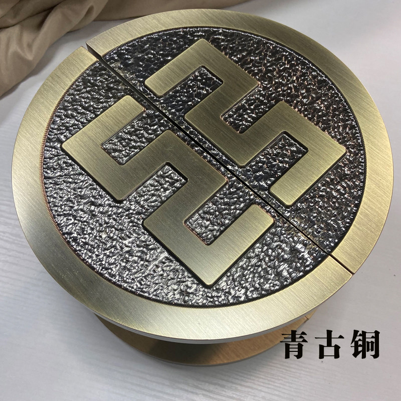 工行半圆形大拉手定制雕刻logo大拉把中式仿古推拉玻璃门木门把手