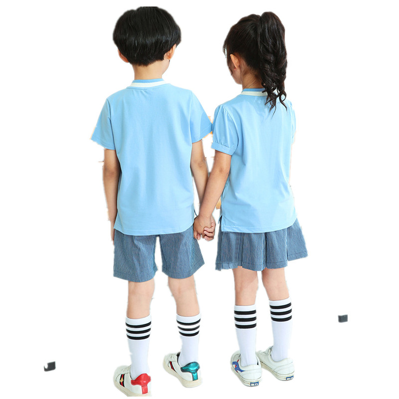 夏季新款幼儿园园服学院风韩版儿童毕业服夏季班服套装小学生校服
