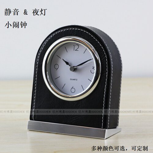 包邮新品酒店宾馆客房静音夜灯闹铃床头小闹钟卧室简约学生小台钟