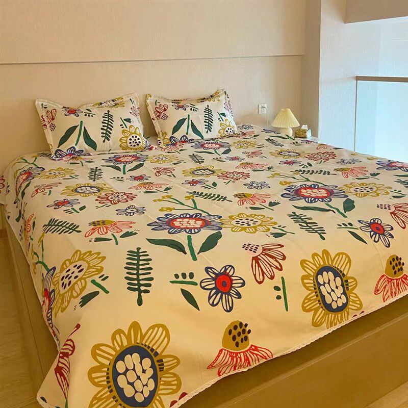 2纯棉老粗布凉席三件套可折叠花边机洗夏季裸睡亲肤席,床上用品,竹席,淘宝优惠券,粉丝福利购,淘宝优惠卷