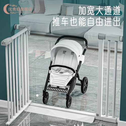 楼梯口护栏儿童安全门围栏宝宝门栏防护栏宠物栅栏门口拦婴儿栏杆