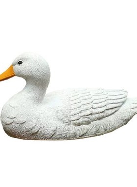 户外花园水池鸭子浮水摆件家居庭院鱼池景观装饰假山喷泉流水