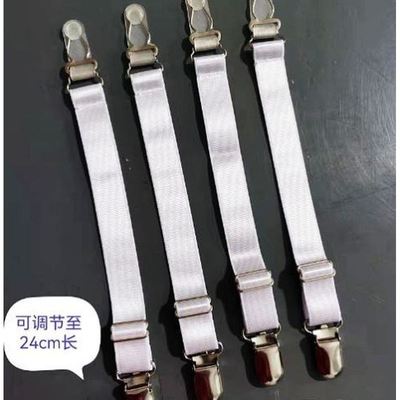 吊带袜腿环热卖吊带袜布款花边弹力6爪可调节大码吊袜带 欧美