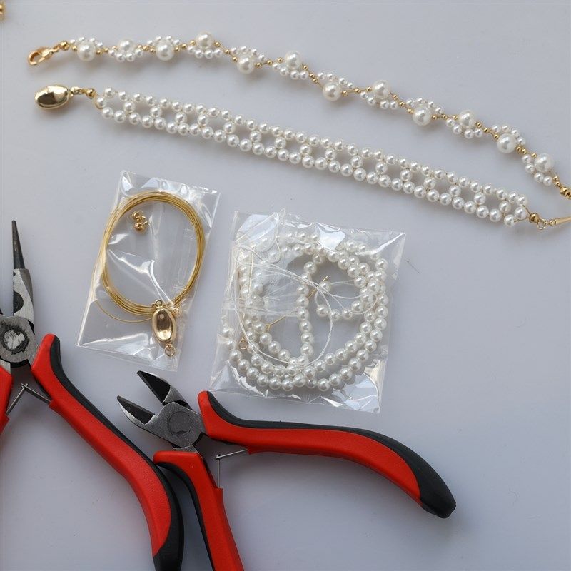 串珠贝珠圆珠手工制作猫爪珍珠手链diy材料包保色饰品配件套装,饰品/流行首饰/时尚饰品新,其他DIY饰品配件,淘宝优惠券,粉丝福利购,淘宝优惠卷