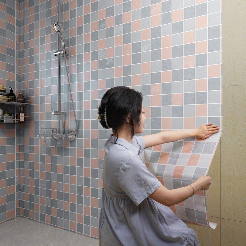 浴室卫生间防水贴纸厕所墙面遮丑B墙纸自粘防潮防霉洗手间瓷砖墙,家居饰品,软装墙贴,淘宝优惠券,粉丝福利购,淘宝优惠卷