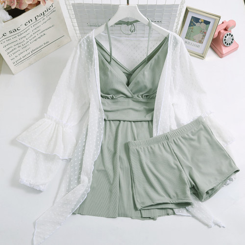 大码分体泳衣裙式胖mm遮肚显瘦200斤遮肉胖妹妹温泉保守游泳衣女