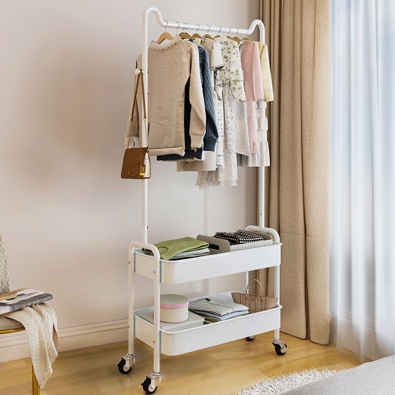 衣帽架落地卧室可移动衣架室内置物架网红房间挂衣架宿舍晾衣架子