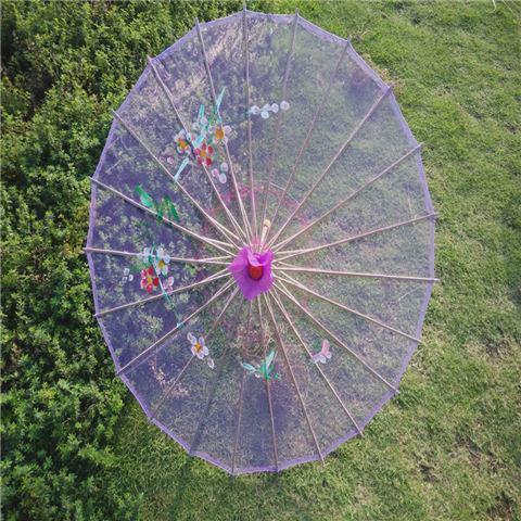 西子湖初工艺妆伞透明舞蹈伞道具伞夏雨舞蹈伞古典江南演出踏新款