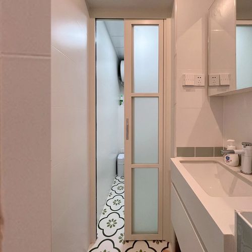 卫生间门窄边框PD门折叠推拉平开门厕所玻璃门平移门PT门阳台门