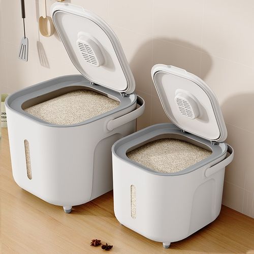 新款米桶防虫防潮密封加厚米缸盒面桶装大米面粉储存罐家用收纳储