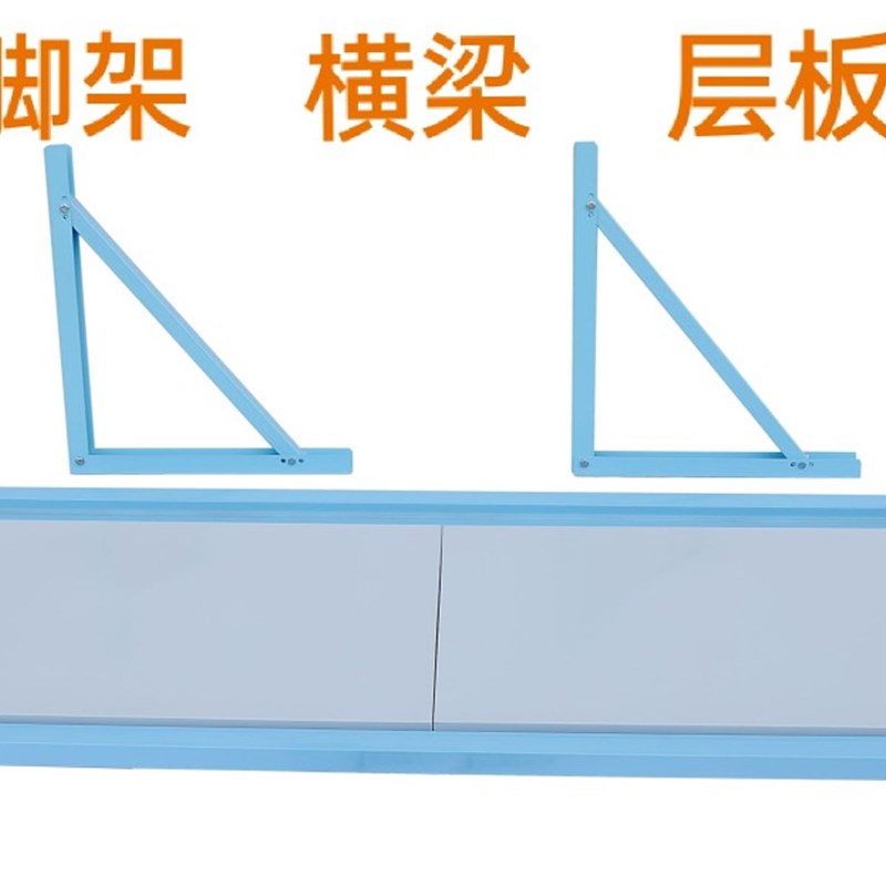 储藏间墙上安装置物架车库地下室壁挂货架悬空收纳架防潮防锈架子
