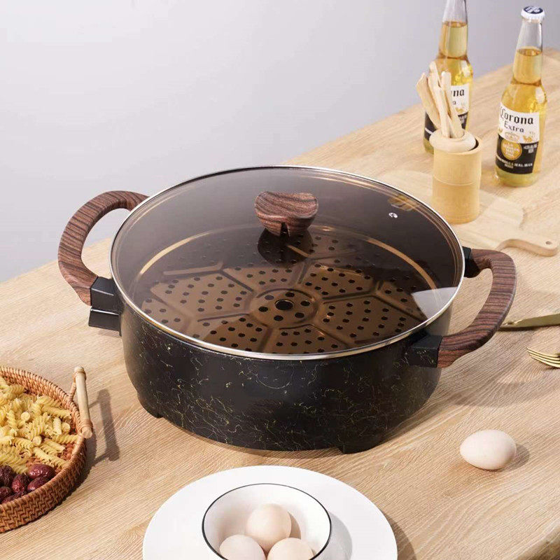 15L大容量鸳鸯电火锅快煮锅大口径电火火锅锅插电火锅8-10人 商用