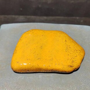 A13养龟神器天然黄蜡石乌龟晒台奇石造景晒背龟苗发色平板休息台