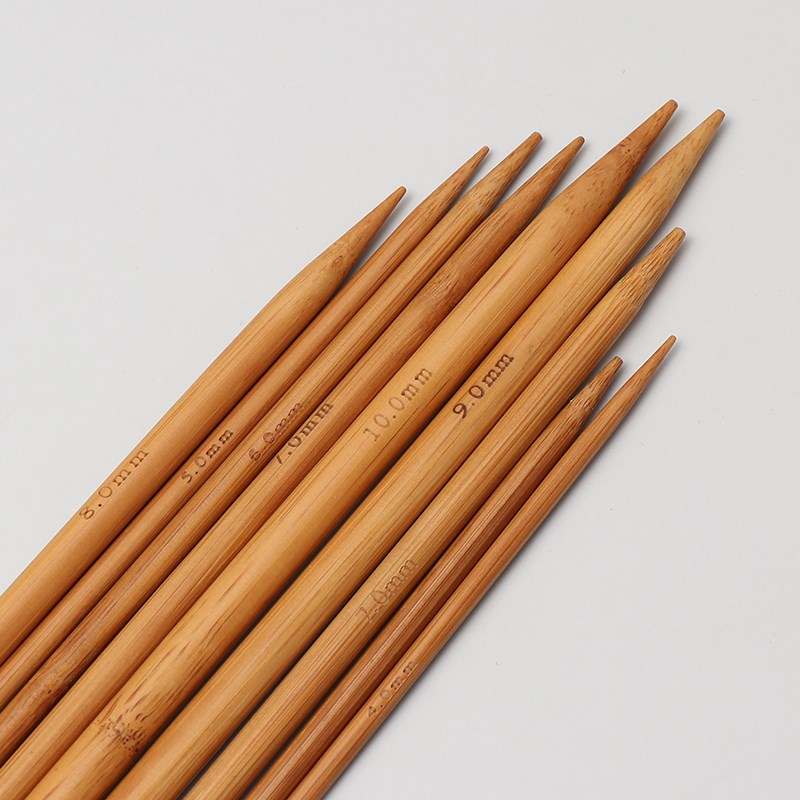 竹针毛衣针14号毛线棒针工具手工编织毛衣外套针织围巾编织针全套