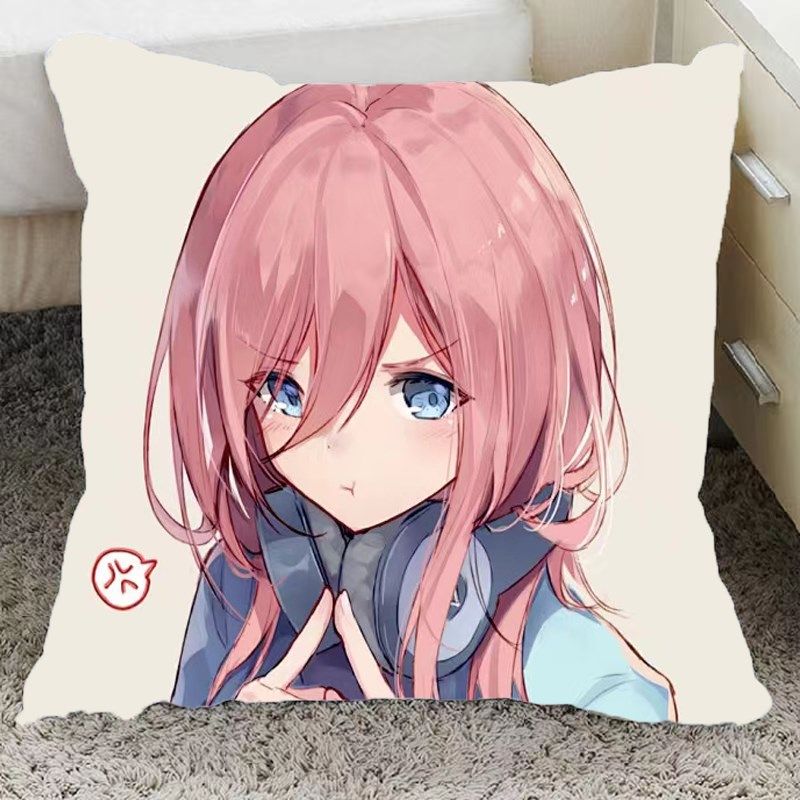 中野三玖周边抱枕五等分的花嫁二次元动漫二乃双面定制可爱礼物