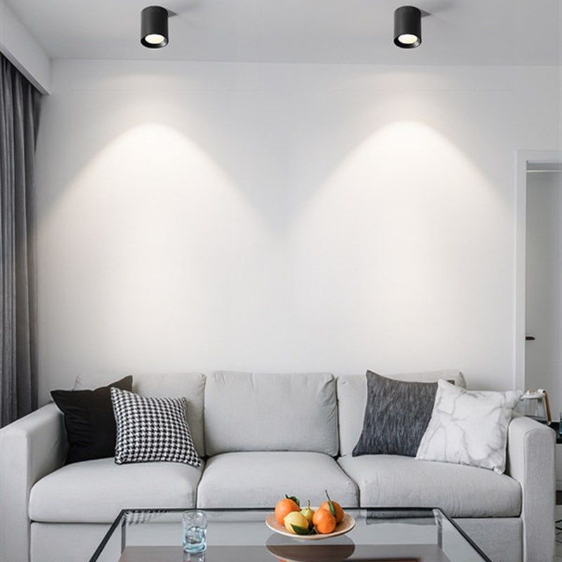 西顿照明LED明装射灯9W天花灯吸顶筒灯15W书房卧室可吊线吊式安装,家装灯饰光源,明装射灯,淘宝优惠券,粉丝福利购,淘宝优惠卷