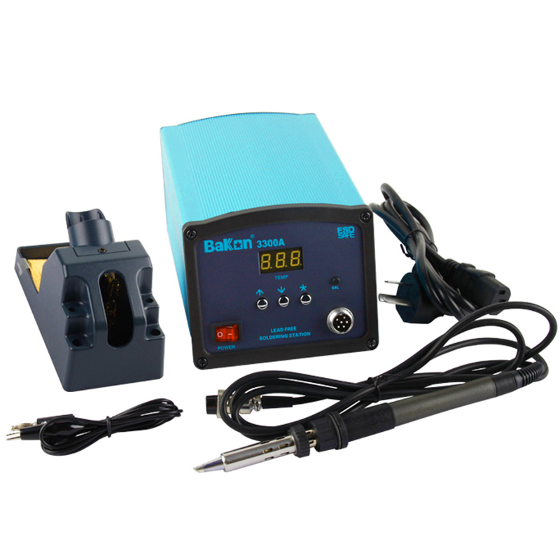 白光BK3300A涡流加热无铅焊台大功率电烙铁电焊台150W