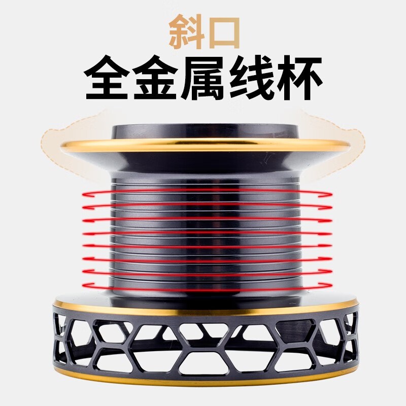 德岛DK纺车轮全金属无间隙渔轮锚杆抛竿海I钓12000型防海水远投轮