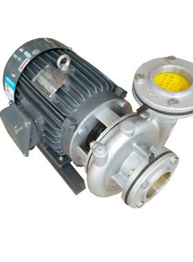 15HP耐腐蚀污水循环泵牌不锈钢卧式水泵20165B泵头3寸口径