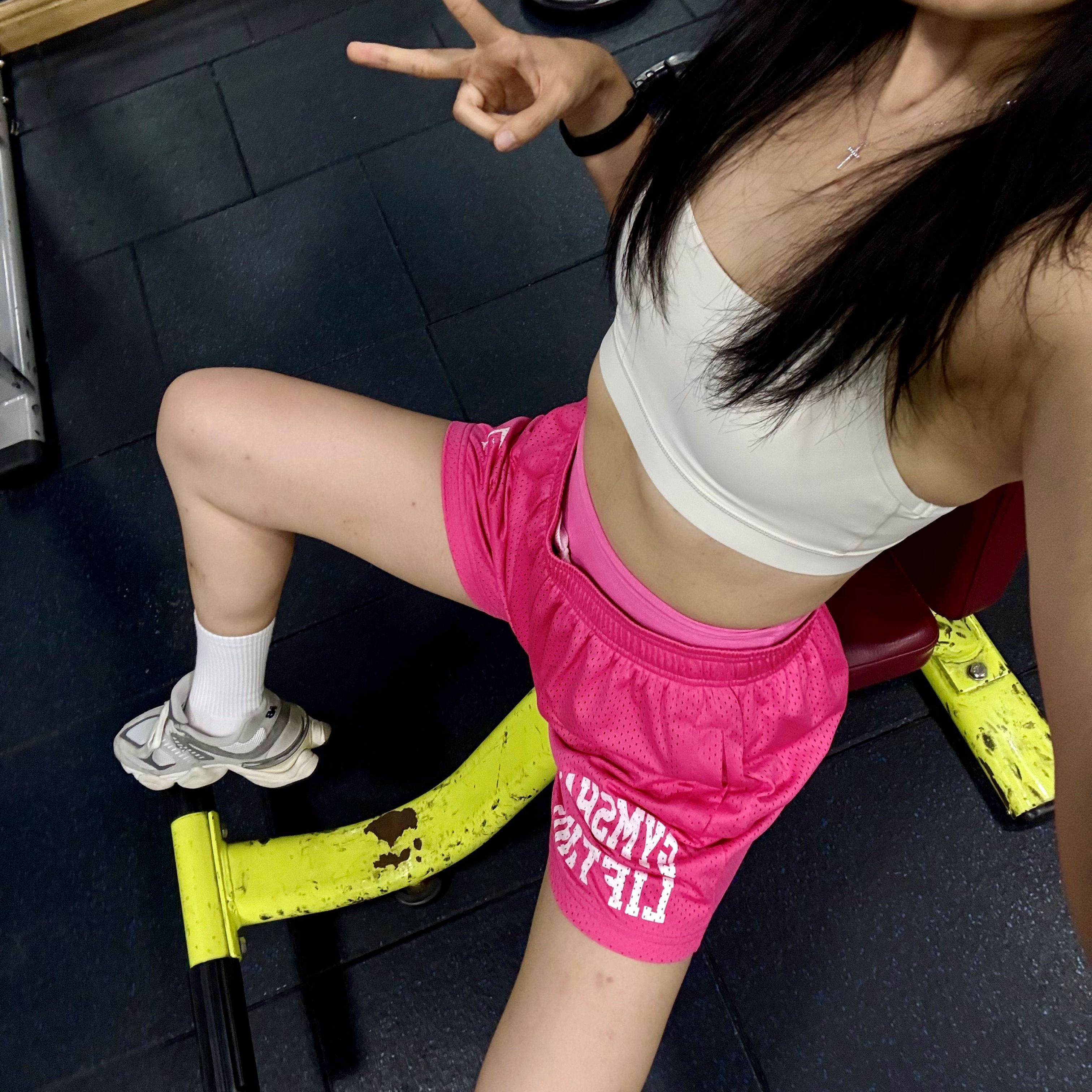 Gymshark网眼裤软糯透气舒适