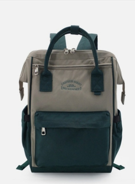 啄木鸟正品2025新款商场同款学院风双肩包90531通勤电脑包手提包