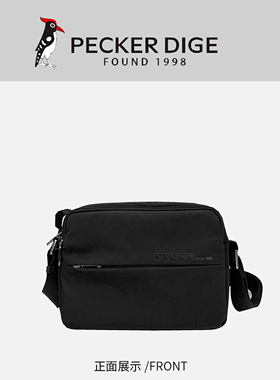 啄木鸟男包专柜正品2025新款时尚轻便防水布斜挎包休闲单肩90064B