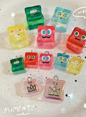 Lunas DIY亚克力冰块五月天表情团标