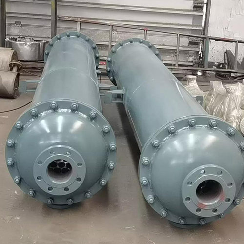 定制蒸汽回收冷凝器绕冷却器水水换热器散热器汽水碳化硅热交换器
