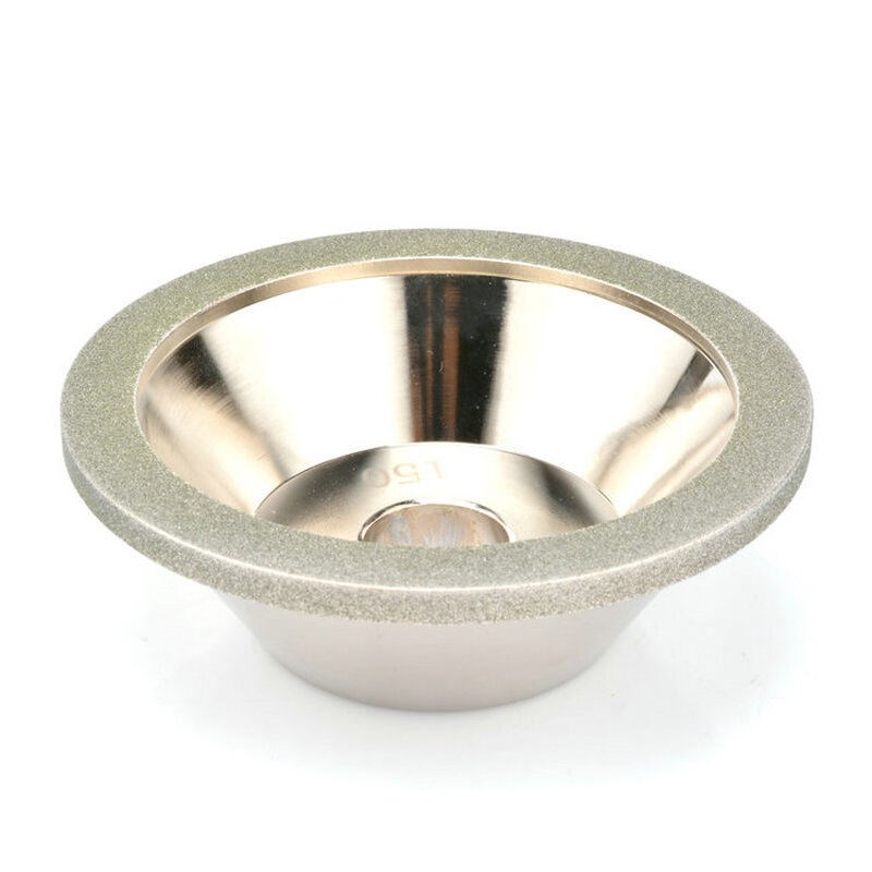 波盾钻石合金碗型砂轮金刚石钨钢磨刀机磨轮100D*10W*5U*20H*35T3