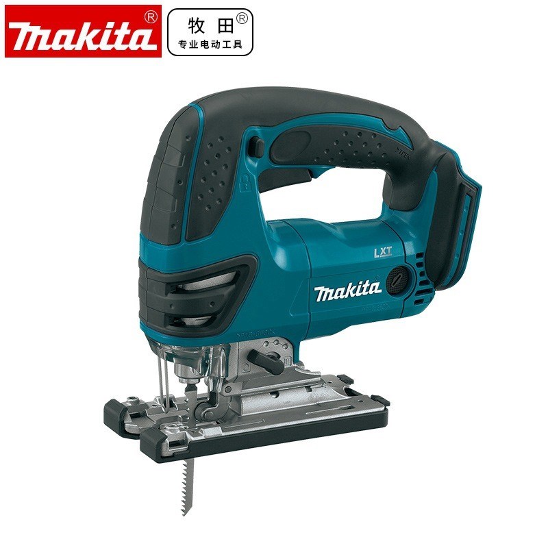 牧田(MAKITA)充电式锂电池电动曲线锯圆形弧度木工切割机调速金
