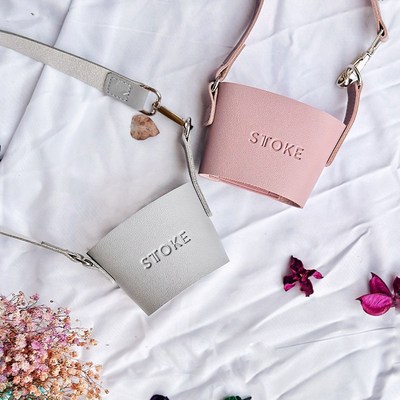 慕咖STTOKE咖啡杯保温杯杯套配件便携简约潮流高颜值水杯子皮杯套