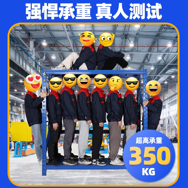 仓储货架多层置物架重型货架超强承重库房仓库快递家用储物铁架子
