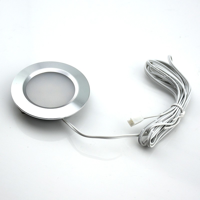 LED橱柜灯12V衣柜展柜酒柜珠宝柜台筒灯3W吊顶嵌入式 开孔55-62mm