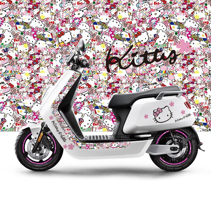 适用小牛电动车贴纸N系列NQI个性装饰贴防水防晒保护膜轮毂反光贴