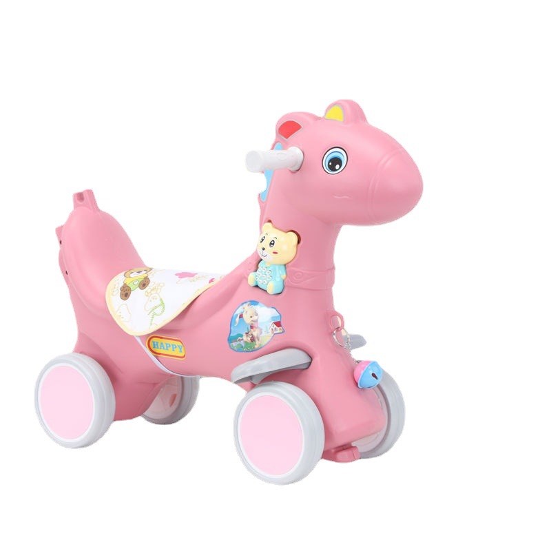 儿童摇椅摇摇马木马多功能防摔1-6岁宝宝玩具生日礼物两用