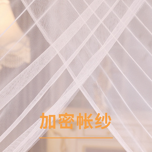 家用蚊帐 落地式 卧室单开门2022新款 高级公主风宫廷1.5米支架老式