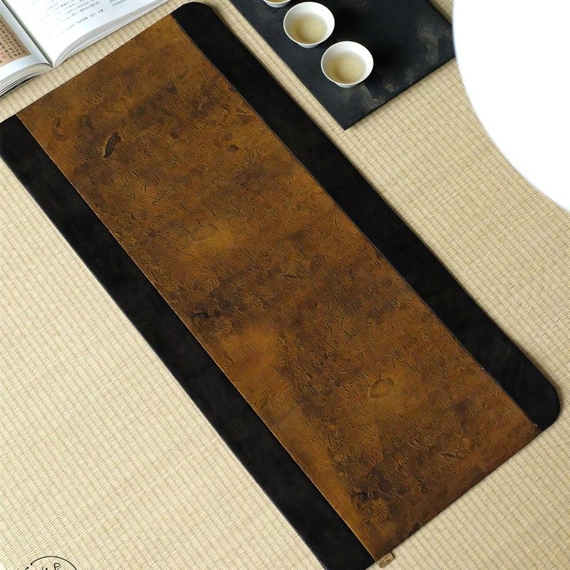 七月长茶席 慢蓝双面香云纱龟裂纹真丝茶台布 手工中式复古桌旗,居家布艺,茶席,淘宝优惠券,粉丝福利购,淘宝优惠卷