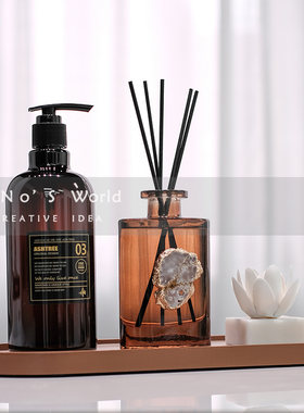 KINO奇诺卫生间摆件高档轻奢样板间厕所装饰品浴室洗手台香薰托盘