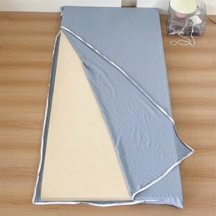 A类乳胶床垫套保护罩六面全包拉链学生宿舍专用床笠90x190cm单人