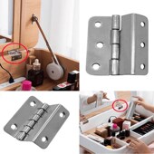 黑色合页家具铰链 三折折叠铁合页工程柜门连接件仿古式 10个装