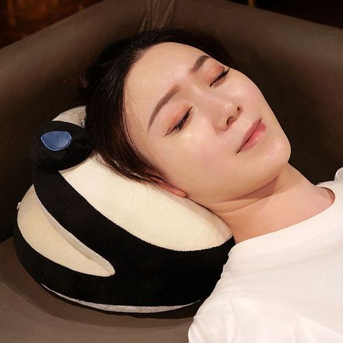 冰豆豆午睡枕趴睡枕沙小学生趴桌子睡觉枕头午睡神器办公室抱枕夏