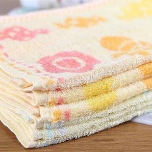 中国结竹纤维儿童毛巾 柔软吸水6001 男女洗脸洗澡巾竹炭面巾