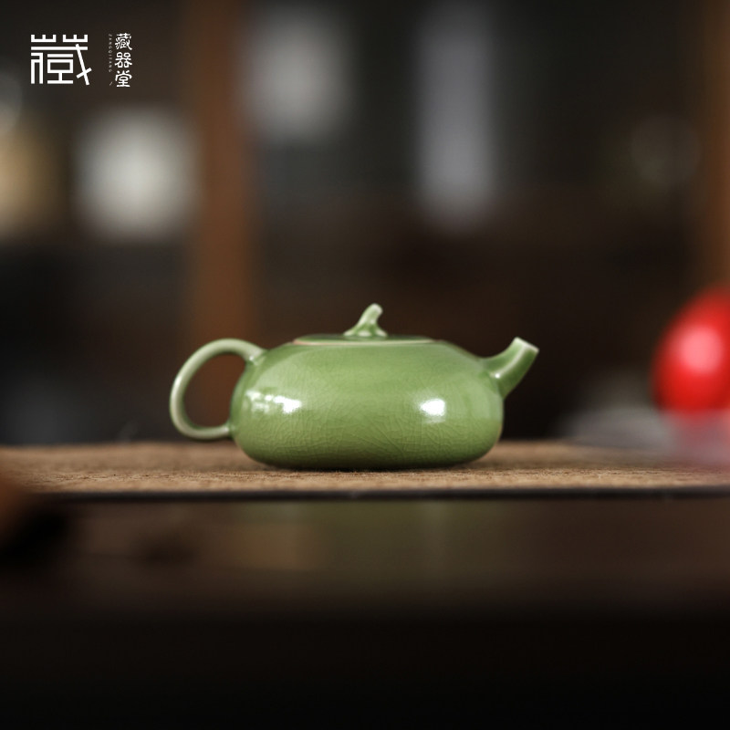 藏器堂灰念茶壶山岚绿茗香壶