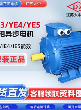 江苏大中电机YE3-250M-2三相异步电机45/55/75/90KW卧式马达380V