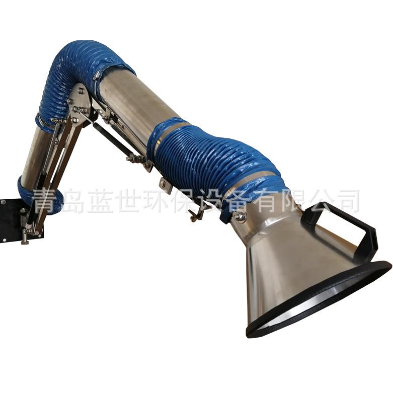 万象柔性吸烟臂厂家供应外置不锈钢骨架吸气臂多方位自由悬停